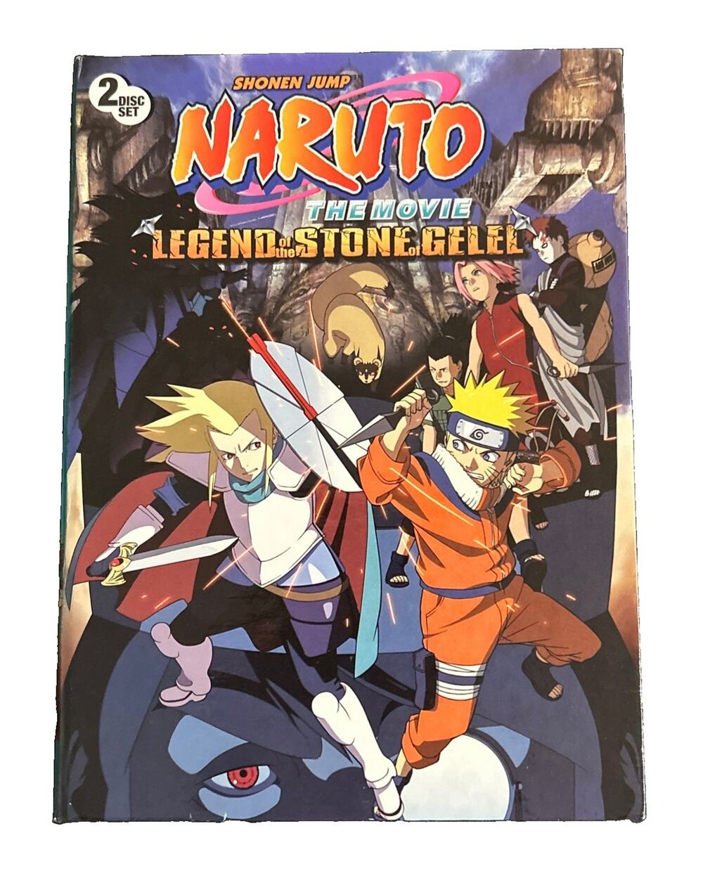 Naruto the Movie Volume 2 Legend of the Stone of Gelel DVD 2005 2-Disc Set
